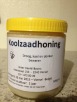 Glazen bokaal koolzaadhoning 500 gram