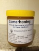 Glazen bokaal zomerhoning 500 gram